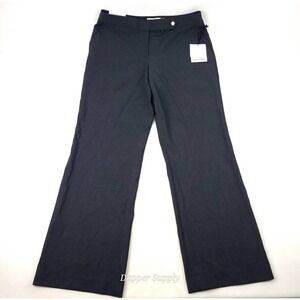 Calvin Klein Pants Womens‎ 8p Classic Fit Wide Leg Mid Rise Career Trouser